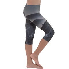 Kids  Lightweight Velour Capri Leggings  