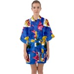 Backgrounderaser 20220425 173842383 Half Sleeve Satin Kimono 
