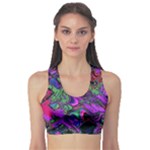 Neon Aquarium Sports Bra