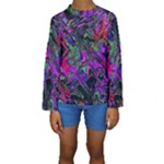 Neon Aquarium Kids  Long Sleeve Swimwear