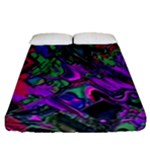 Neon Aquarium Fitted Sheet (Queen Size)