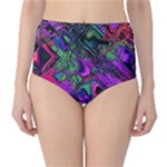 Neon Aquarium Classic High-Waist Bikini Bottoms