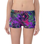 Neon Aquarium Reversible Boyleg Bikini Bottoms