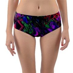 Reversible Mid-Waist Bikini Bottoms 