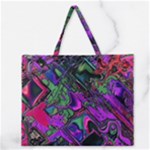 Neon Aquarium Zipper Large Tote Bag