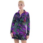 Neon Aquarium Women s Long Sleeve Casual Dress