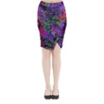 Neon Aquarium Midi Wrap Pencil Skirt