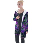 Neon Aquarium Longline Hooded Cardigan