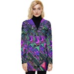 Neon Aquarium Button Up Hooded Coat 