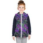 Neon Aquarium Kids  Hooded Puffer Vest