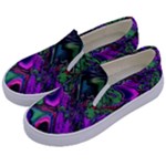 Neon Aquarium Kids  Canvas Slip Ons