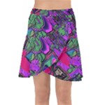 Neon Aquarium Wrap Front Skirt