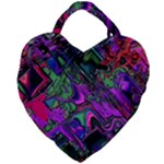 Neon Aquarium Giant Heart Shaped Tote