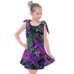 Neon Aquarium Kids  Tie Up Tunic Dress