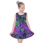 Neon Aquarium Kids  Summer Dress