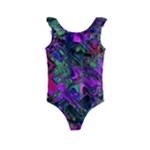 Neon Aquarium Kids  Frill Swimsuit