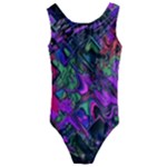 Neon Aquarium Kids  Cut-Out Back One Piece Swimsuit