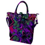 Neon Aquarium Buckle Top Tote Bag