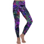 Neon Aquarium Kids  Lightweight Velour Classic Yoga Leggings