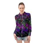 Neon Aquarium Long Sleeve Chiffon Shirt