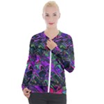 Neon Aquarium Casual Zip Up Jacket