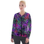 Neon Aquarium Velvet Zip Up Jacket