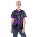 Neon Aquarium Women s Short Sleeve Pocket Shirt