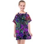 Neon Aquarium Kids  One Piece Chiffon Dress