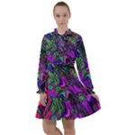 Neon Aquarium All Frills Chiffon Dress