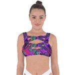 Neon Aquarium Bandaged Up Bikini Top