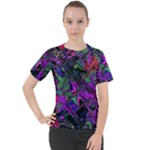 Neon Aquarium Women s Sport Raglan Tee