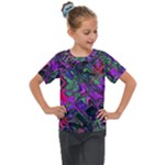 Neon Aquarium Kids  Mesh Piece Tee