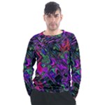 Neon Aquarium Men s Long Sleeve Raglan Tee