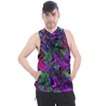 Neon Aquarium Men s Sleeveless Hoodie