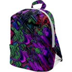 Neon Aquarium Zip Up Backpack