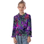 Neon Aquarium Kids  Frill Detail Tee