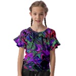 Neon Aquarium Kids  Cut Out Flutter Sleeves