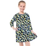 Digital Animal  Print Kids  Quarter Sleeve Shirt Dress