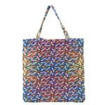Colorful Flowers Grocery Tote Bag