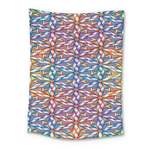 Colorful Flowers Medium Tapestry from ArtsNow.com