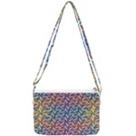 Colorful Flowers Double Gusset Crossbody Bag