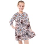 Digital Illusion Kids  Quarter Sleeve Shirt Dress