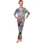 Digital Illusion Kid s Satin Long Sleeve Pajamas Set