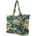 Flowers Pattern Simple Shoulder Bag