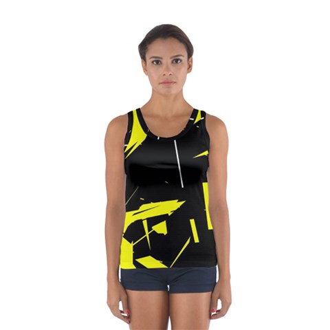 Abstract Pattern Sport Tank Top  from ArtsNow.com