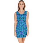 Blue In Bloom On Fauna A Joy For The Soul Decorative Bodycon Dress