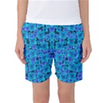 Blue In Bloom On Fauna A Joy For The Soul Decorative Women s Basketball Shorts