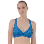 Blue In Bloom On Fauna A Joy For The Soul Decorative Sweetheart Sports Bra