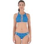 Blue In Bloom On Fauna A Joy For The Soul Decorative Perfectly Cut Out Bikini Set