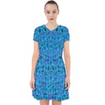 Blue In Bloom On Fauna A Joy For The Soul Decorative Adorable in Chiffon Dress